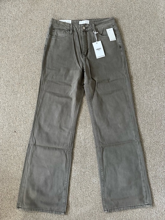 Vervet Denim - NWT Vervet High-Rise 90s Vintage Flare Jeans - Olive Green | Size 27